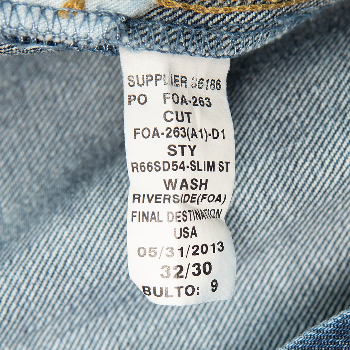 [34] 폴로 랄프로렌 슬림 스트레이트 핏 워시드 데님팬츠  상품이미지9