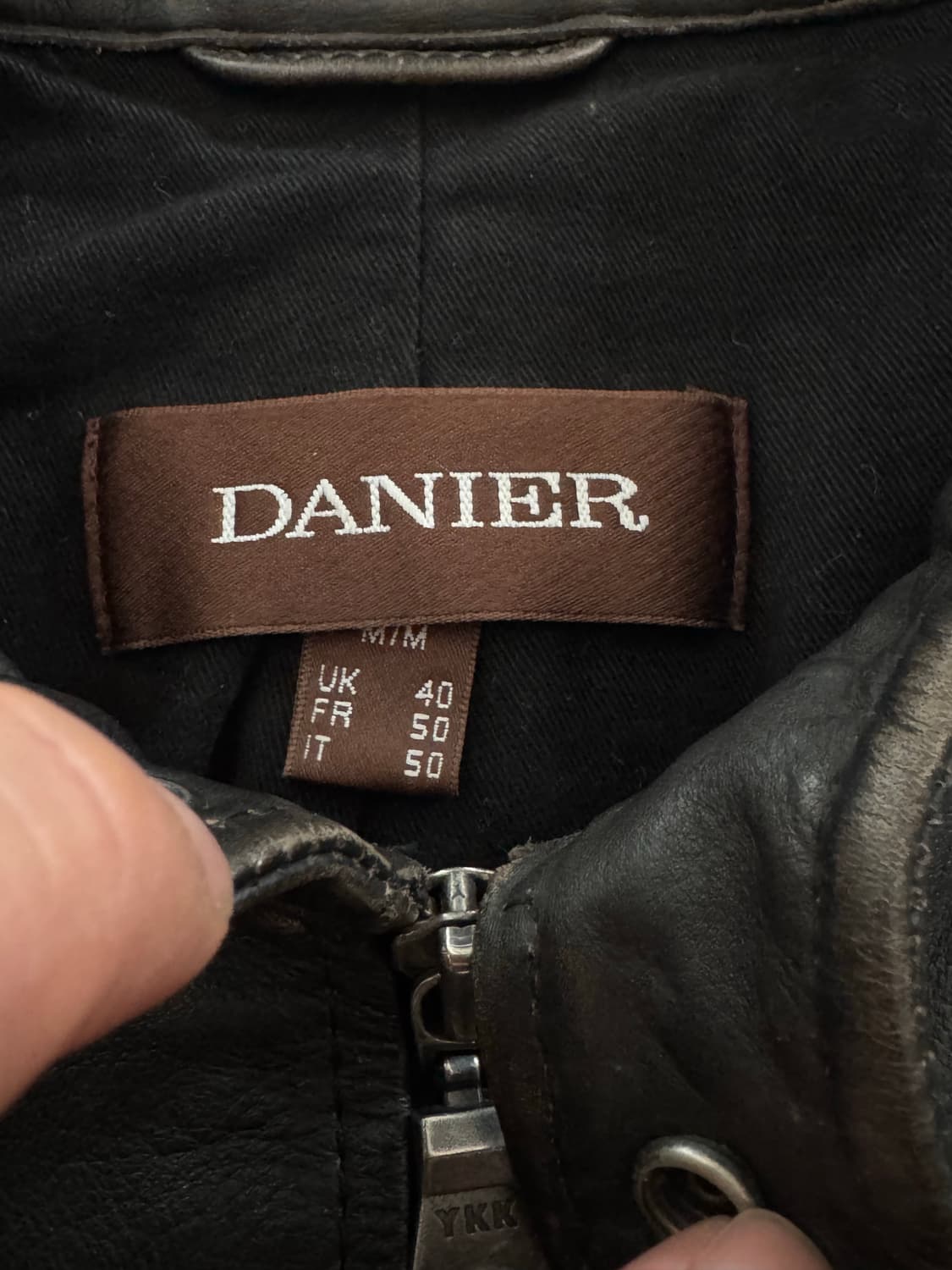 DANIER 가죽 라이더자켓  상품이미지5