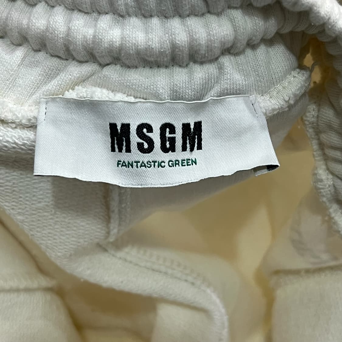  MSGM 화이트 로고 조거 팬츠 y12103 상품이미지9