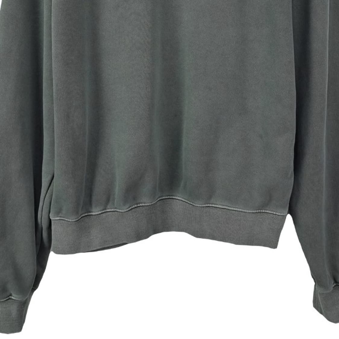 [인세인개러지] 플레임 프린팅 오버핏 피그먼트 맨투맨 챠콜 M19150 상품이미지5