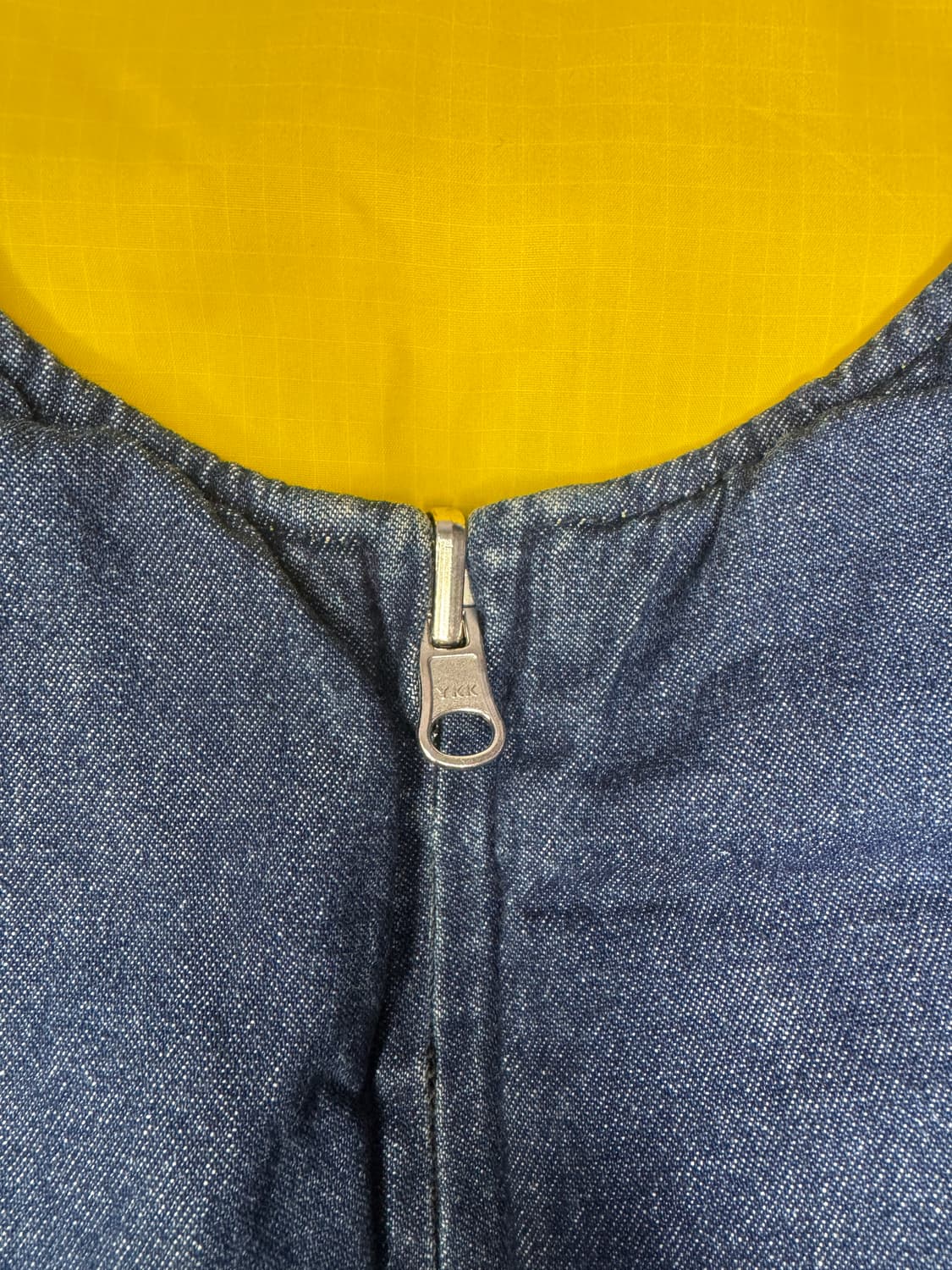 빈티지 빅맥 BIG MAC REVERSIBLE 데님 패닝 베스트 M 상품이미지2