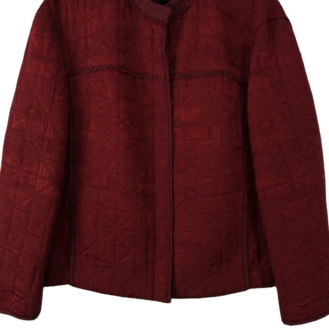 [시스템] 빈티지 에스닉 퀼티드 자켓 레드 M18830 상품이미지5