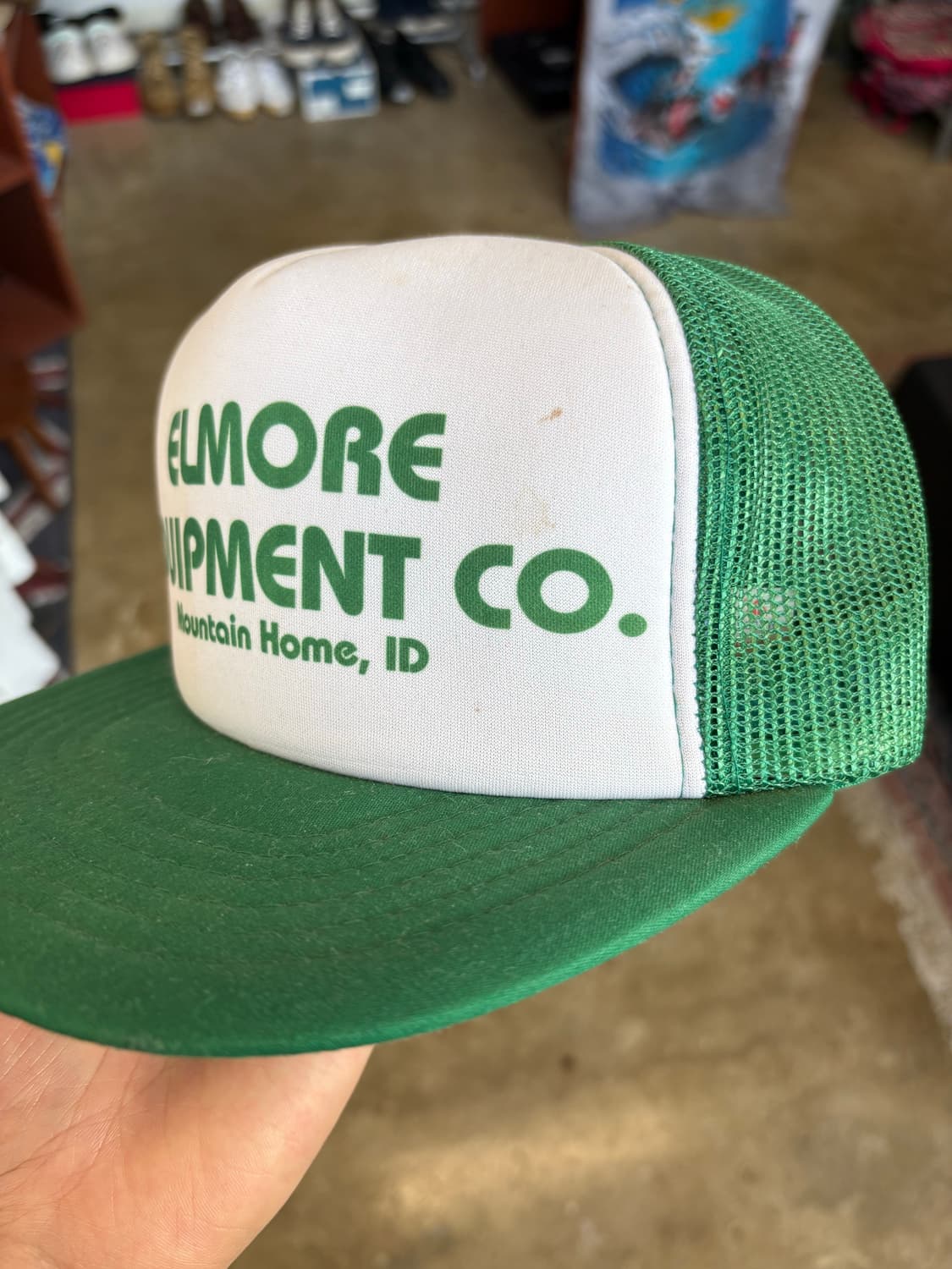 80s 아이다호주 농기계 홍보용 트러커캡 상품이미지3