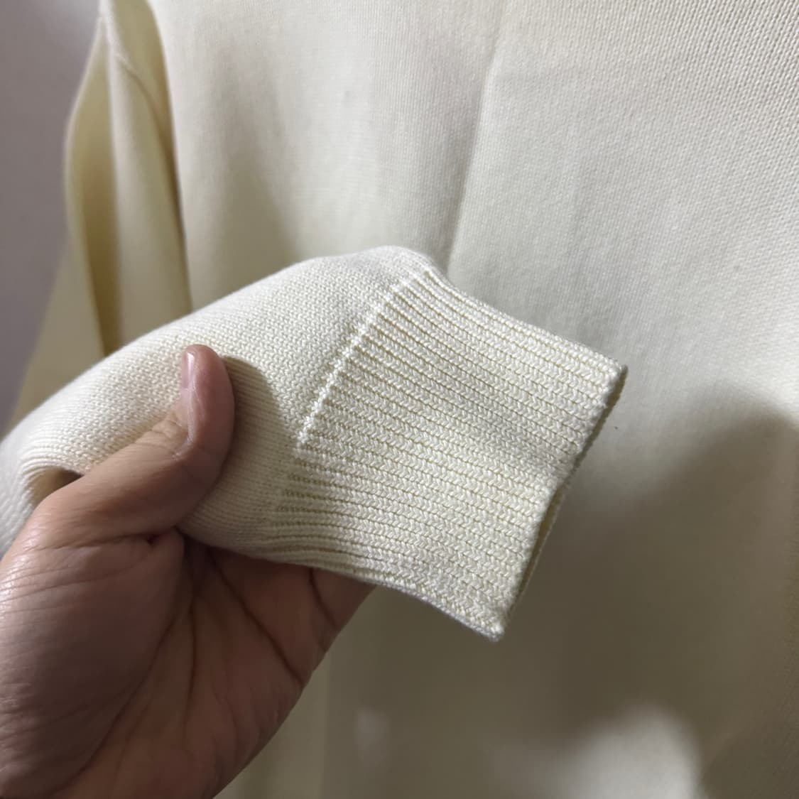 스투시 어센틱 워크기어 스웨터 내츄럴 M (남성 100정도) 상품이미지6