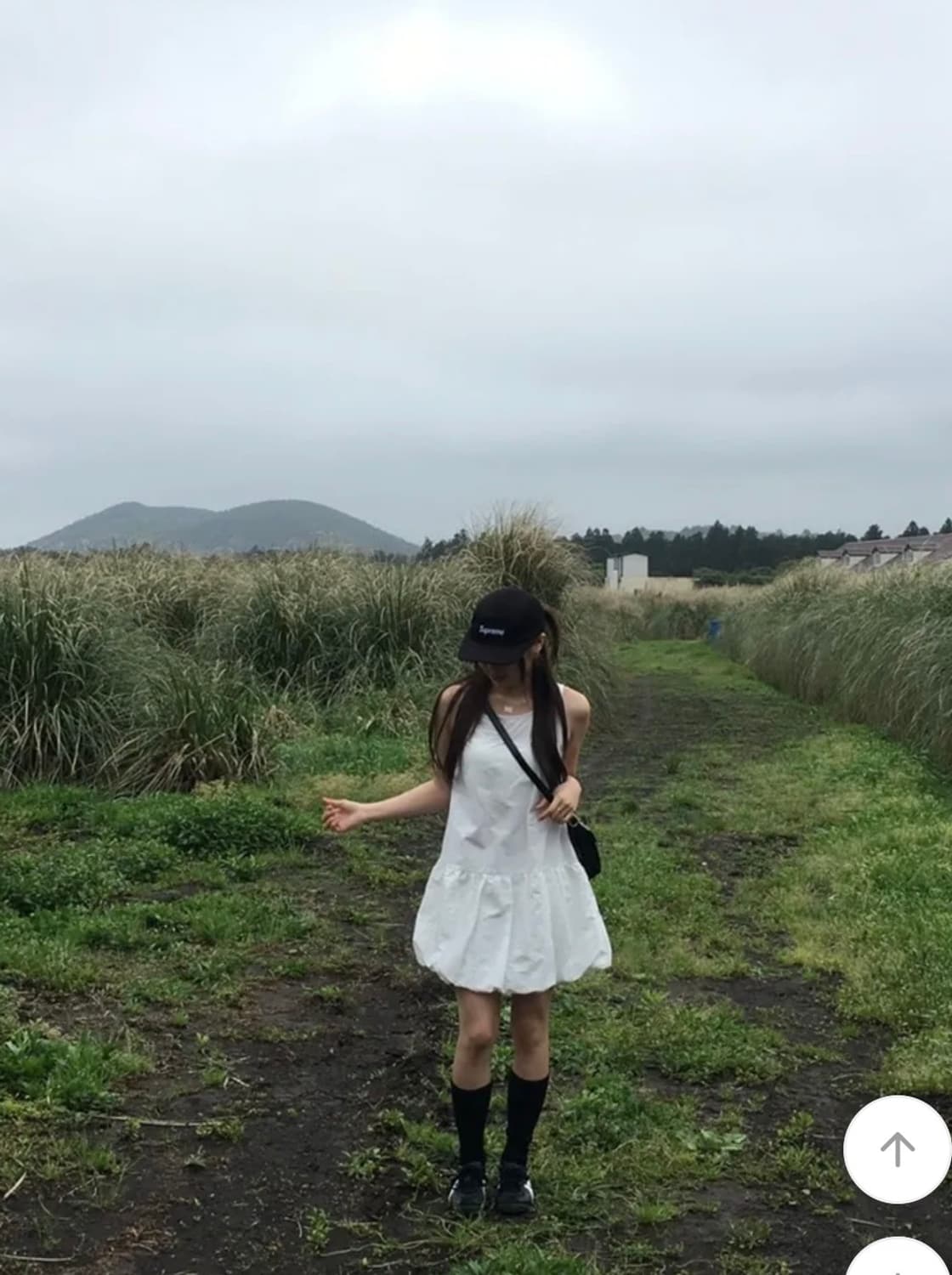 썸머무드 벌룬원피스 화이트 상품이미지3