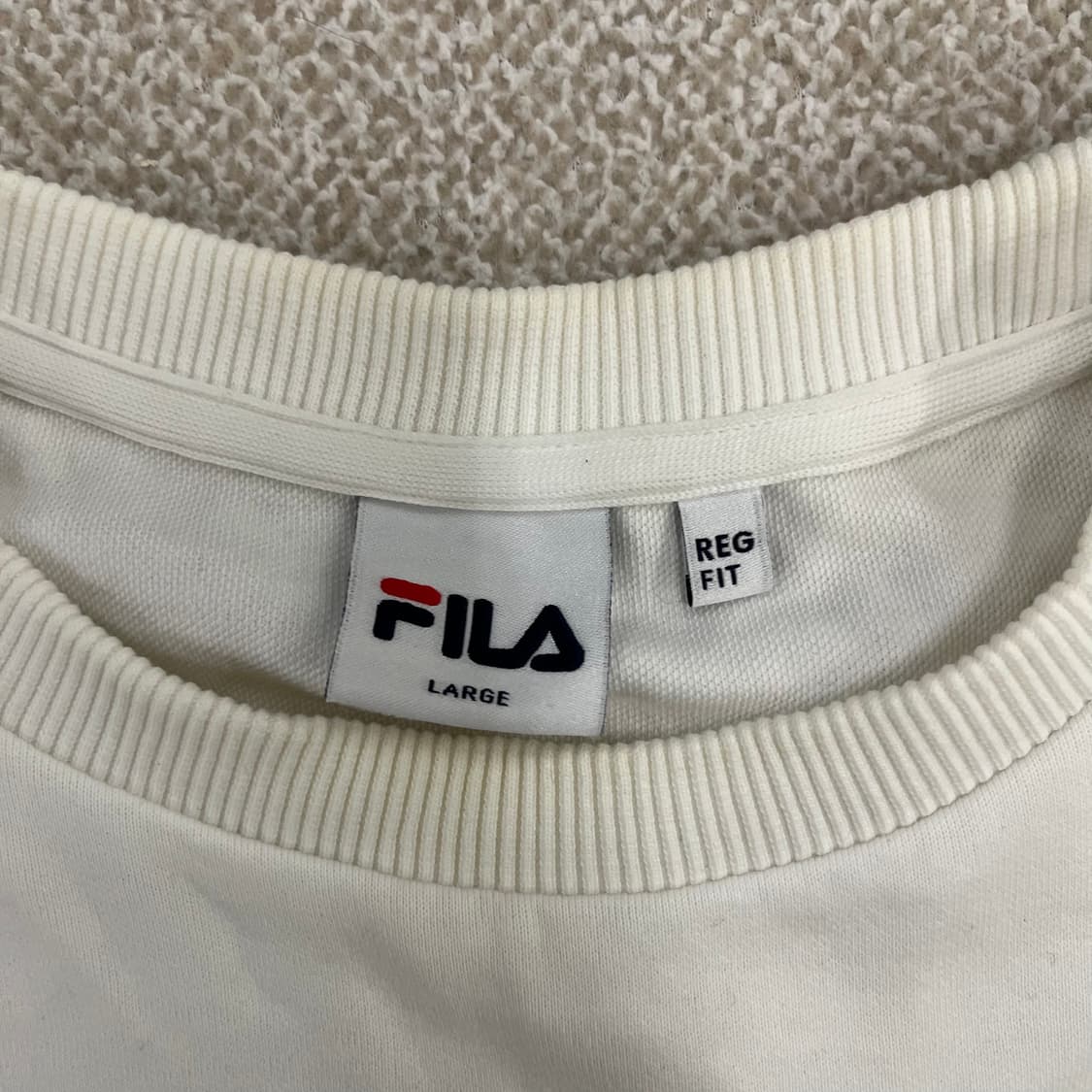 L 휠라 빅로고 긴팔 맨투맨 0213M 상품이미지2