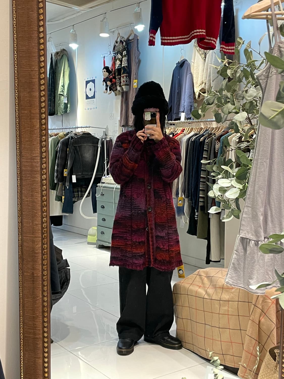 일본빈티지 히피모리 롱가디건 상품이미지2