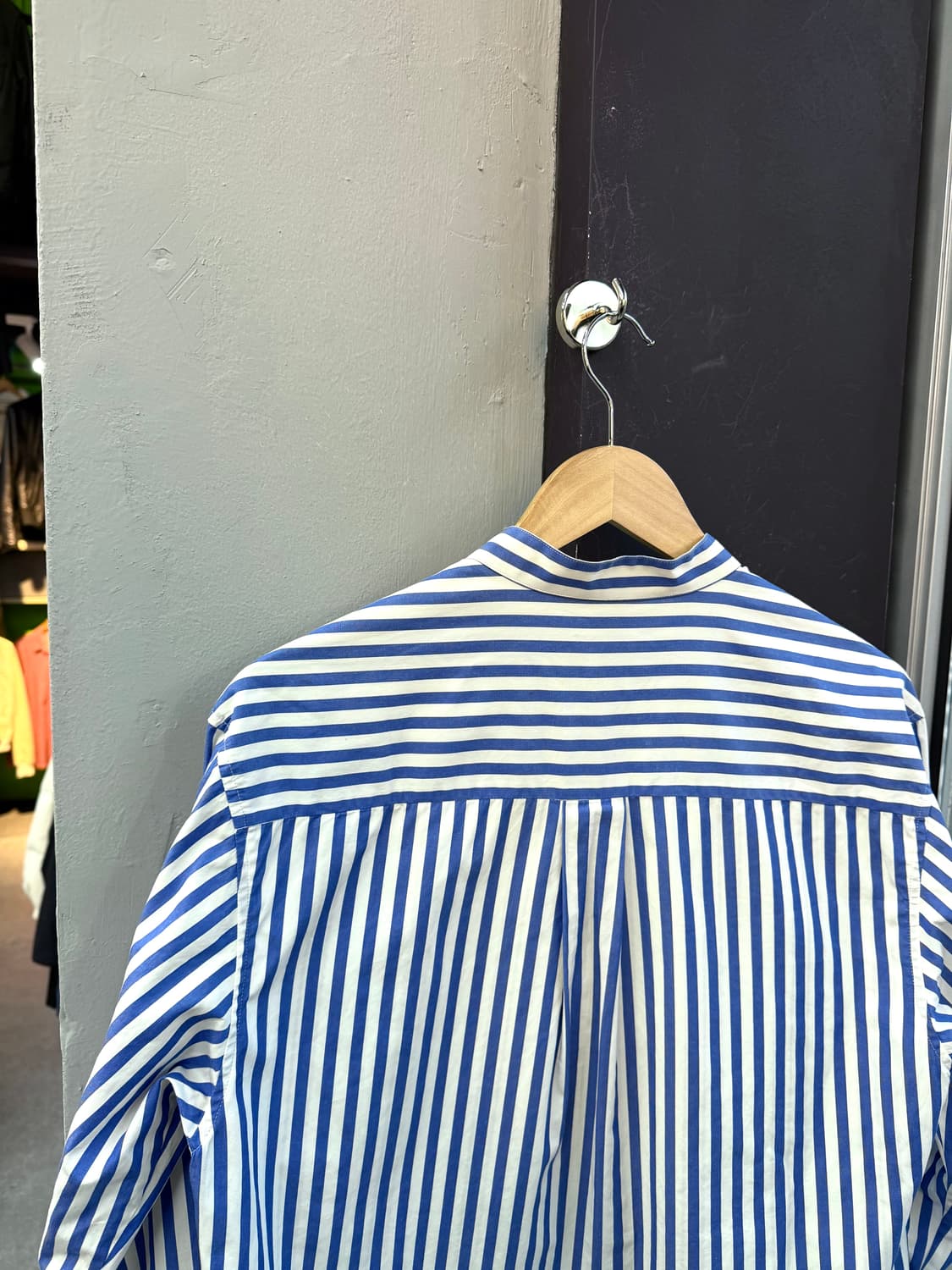 95~100/ 솔리드옴므 레이어링 스트라이프 셔츠 상품이미지5