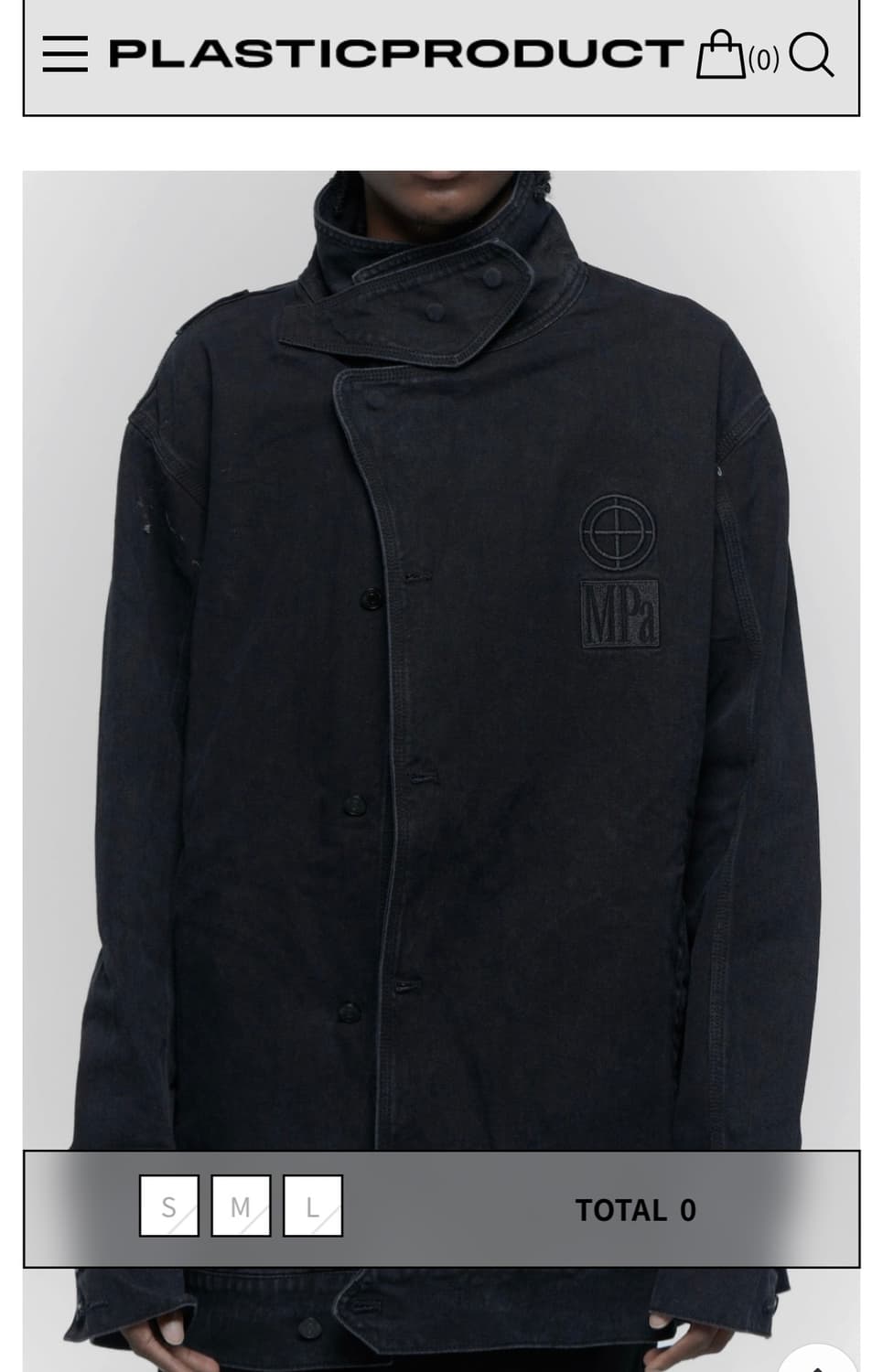 플라스틱프로덕트 combat 자켓 s사이즈 상품이미지1