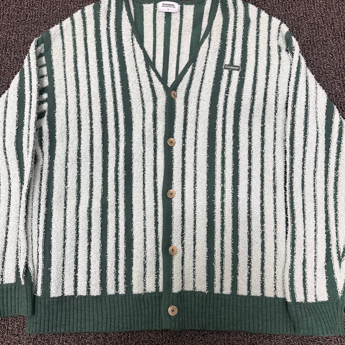 커버낫 버티컬 스트라이프 가디건 105(XL) 상품이미지3