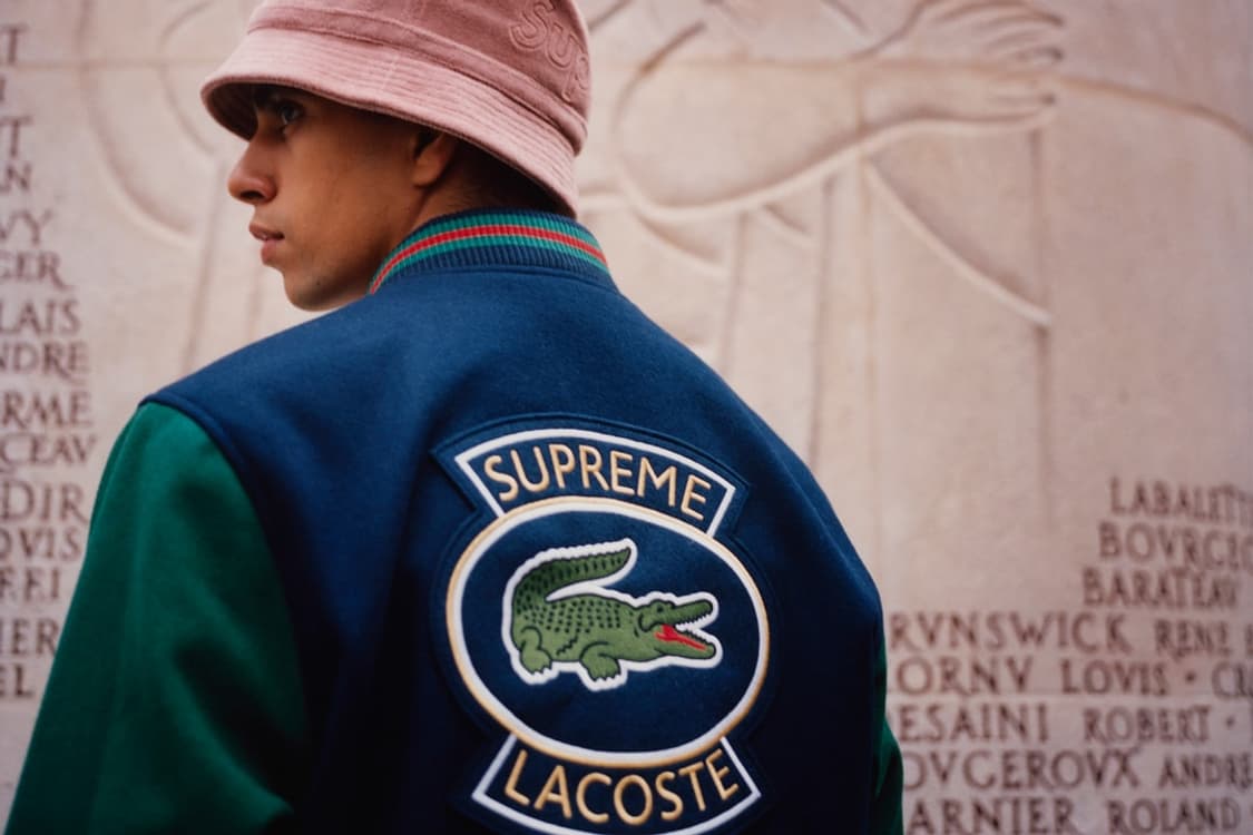 라코스테 슈프림 콜라보 바시티 자켓 L사이즈 상품이미지4