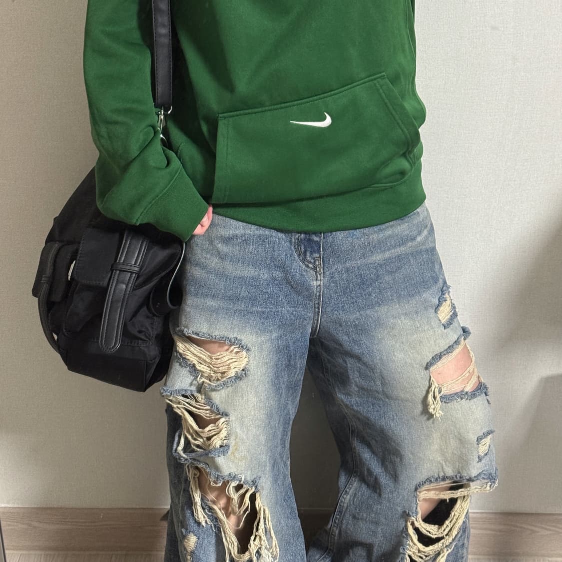 나이키 미들로고 져지 후드 상품이미지2