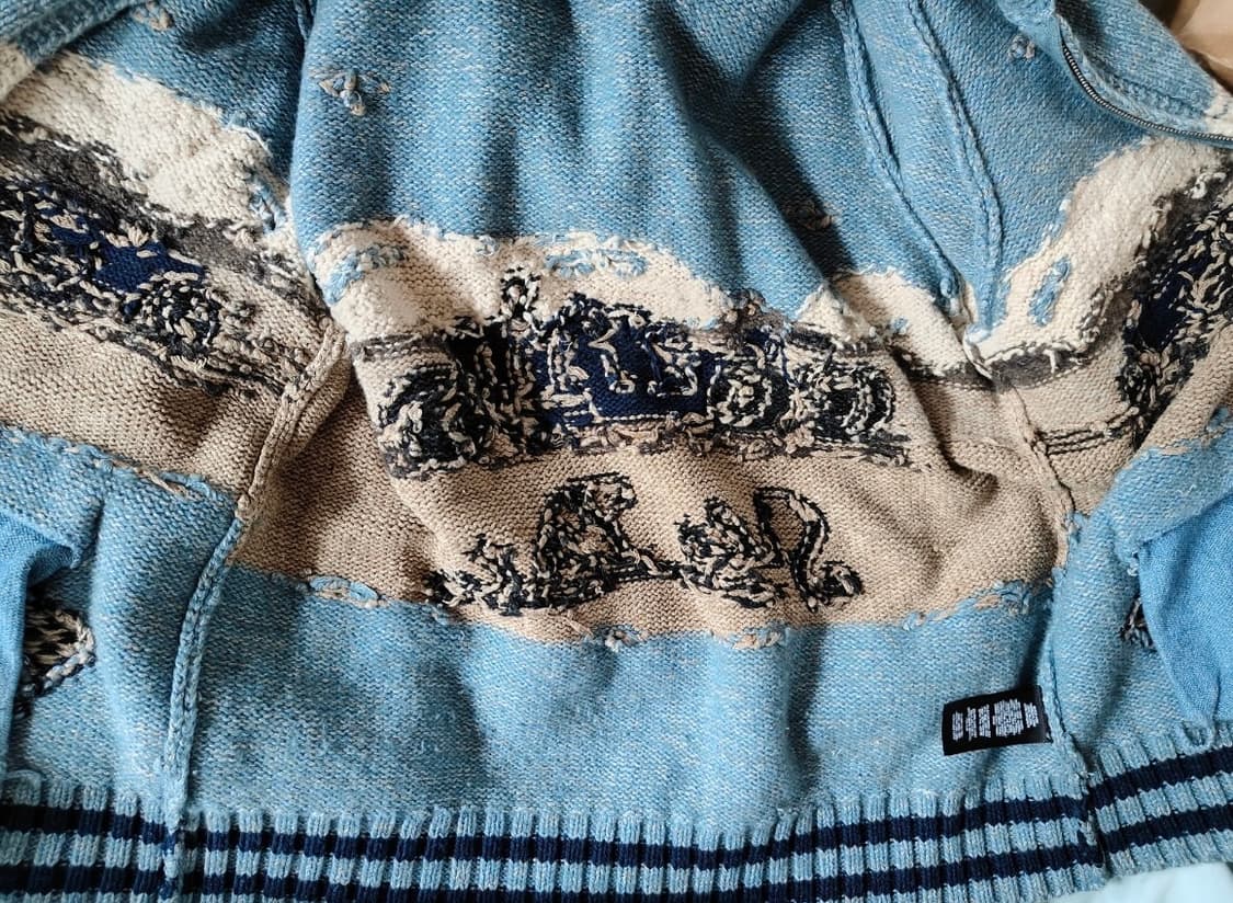 [L] RRL slat flats 인타르시아 니트 가디건 상품이미지4