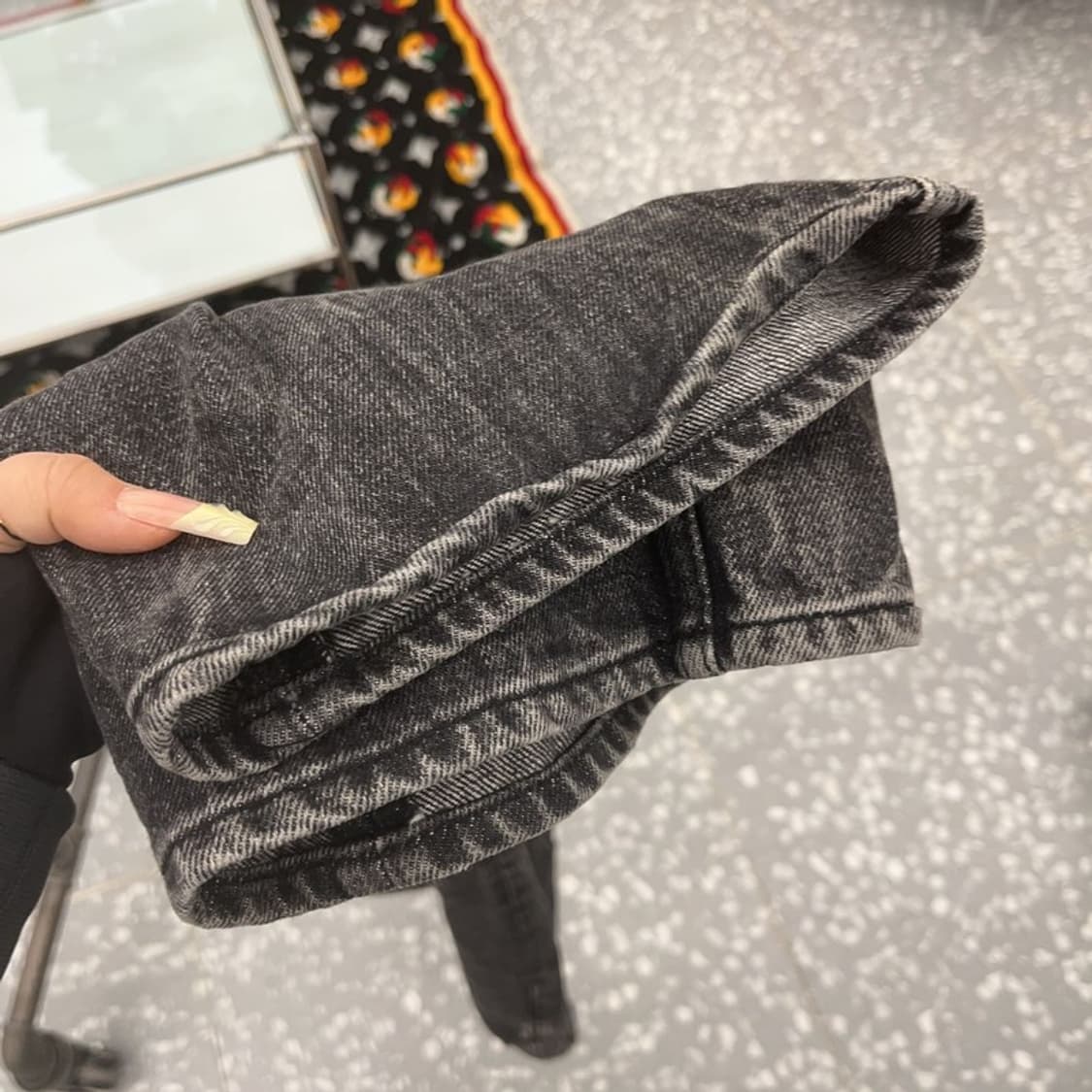 모드나인 빈티지 드레이프 워싱 데님팬츠 29인치 C08033 상품이미지8