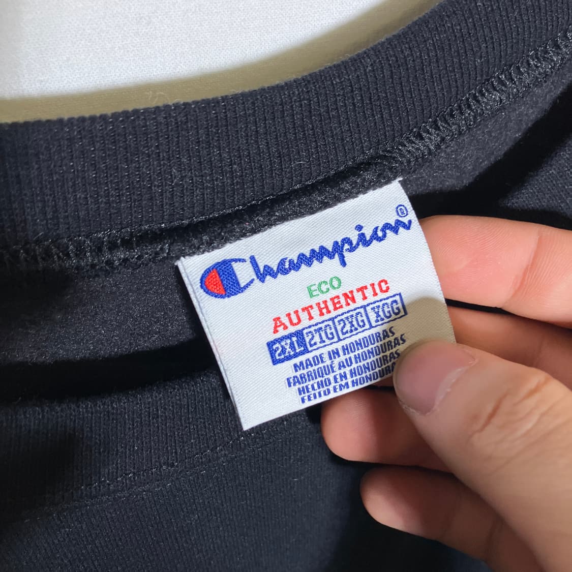 2XL)챔피온에코 면50 폴리50 맨투맨 스웻셔츠 상품이미지4