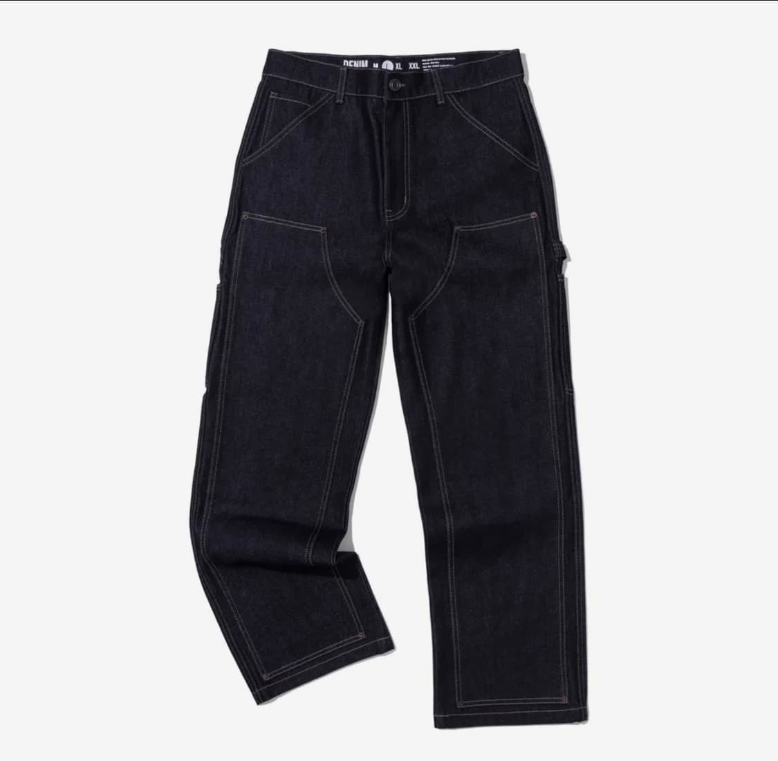 엑스트라오디너리 더블니 데님 로우 생지 상품이미지1