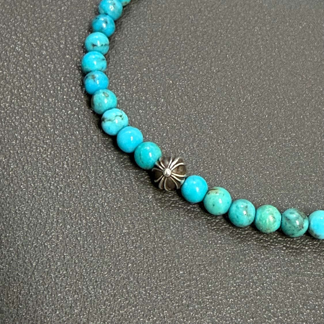 크롬하츠 BEAD 4mm 터키석 비즈 팔찌 상품이미지2