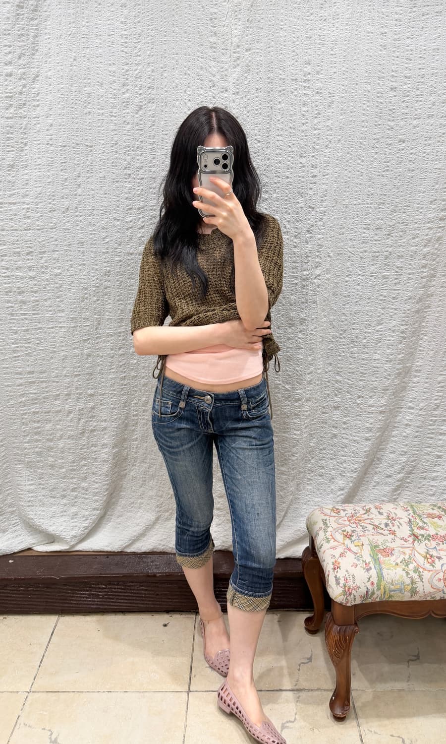 Buberry blue label capri 상품이미지4