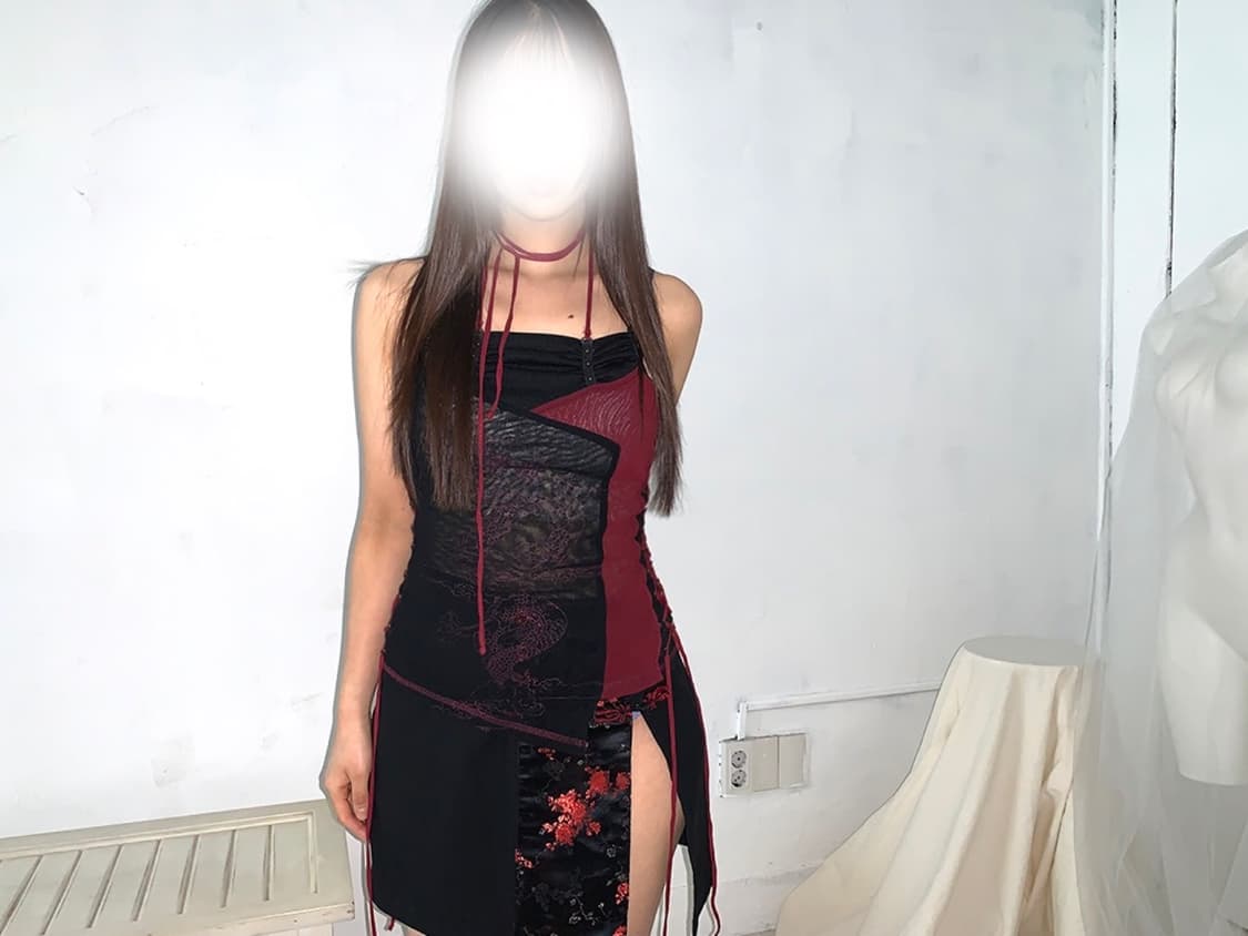 Ozz On oriental graphic sleeveless 상품이미지4