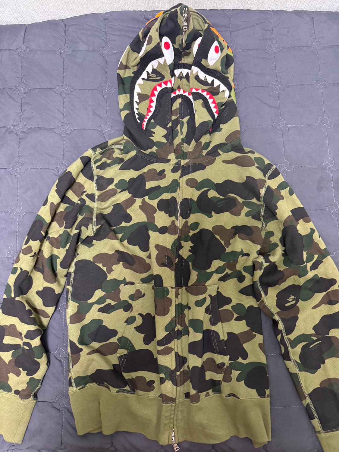 베이프 더블샤크 후드집업 M 상품이미지1