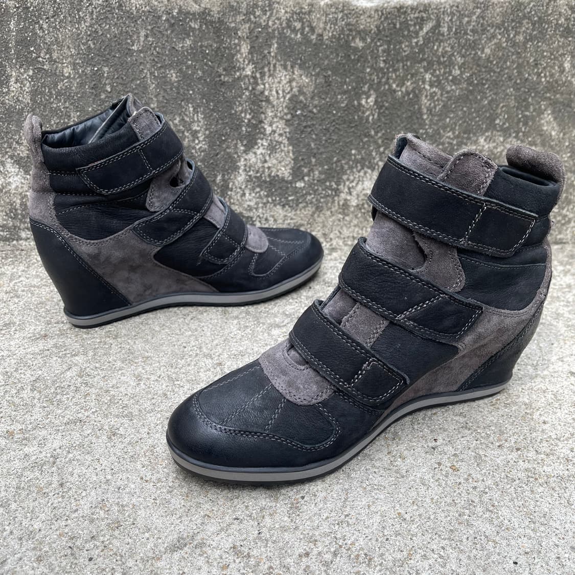 [230] GEOX 레더 웨지힐 스니커즈 상품이미지2