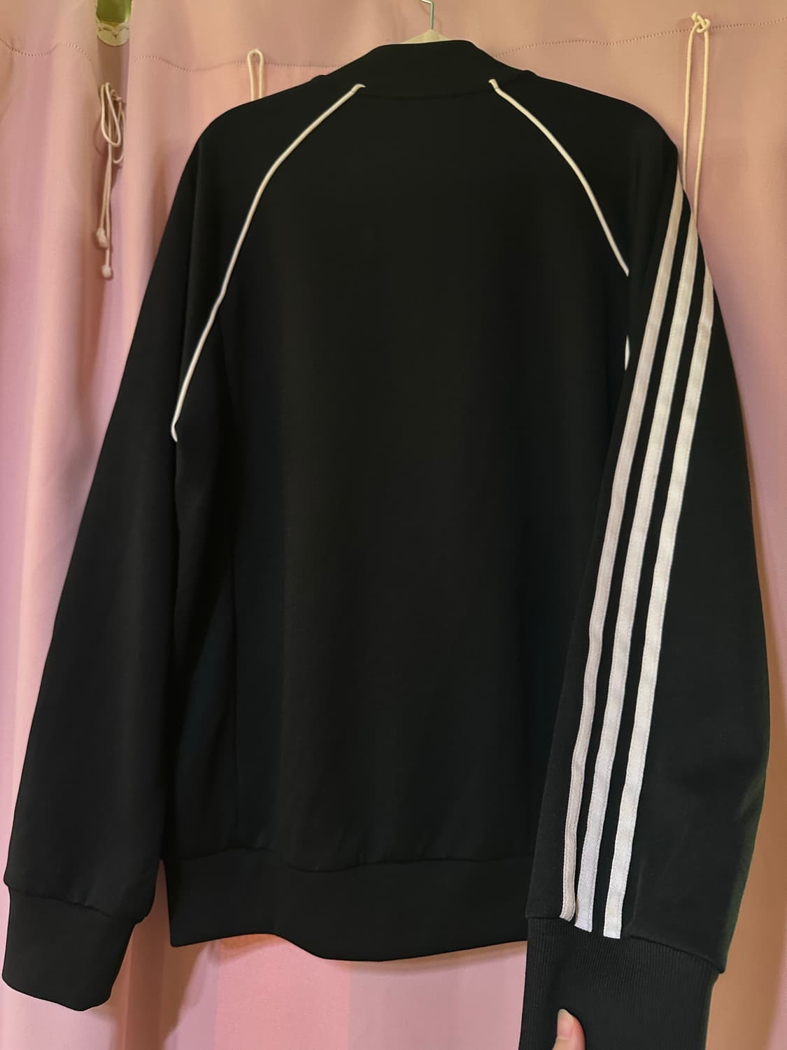 아디다스 져지 아디다스 투웨이 지퍼 트랙탑 아디다스 블랙 파이어버드 불꽃 상품이미지3