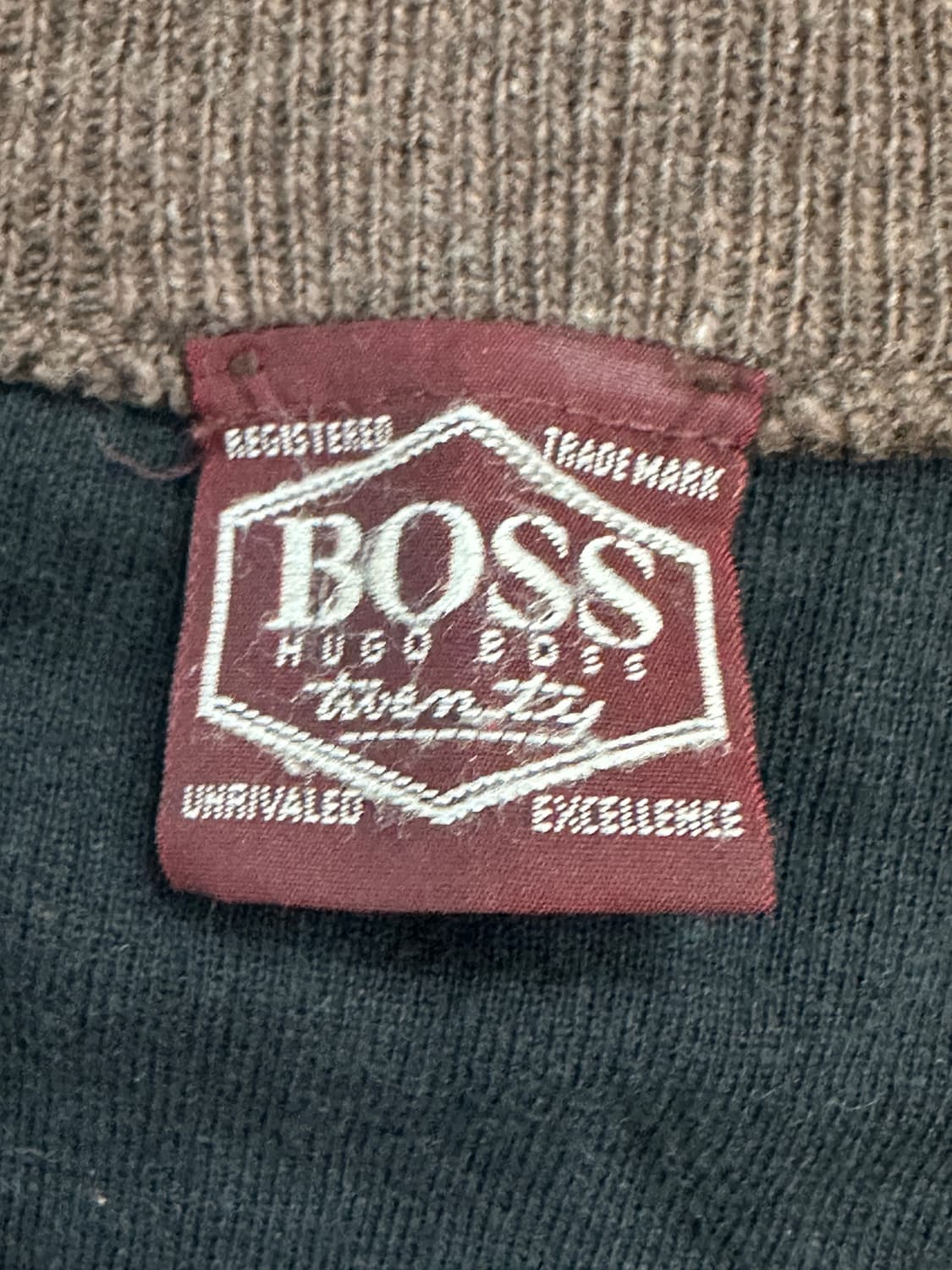 90s HUGO BOSS 울 스웨터 집업 XL 상품이미지6
