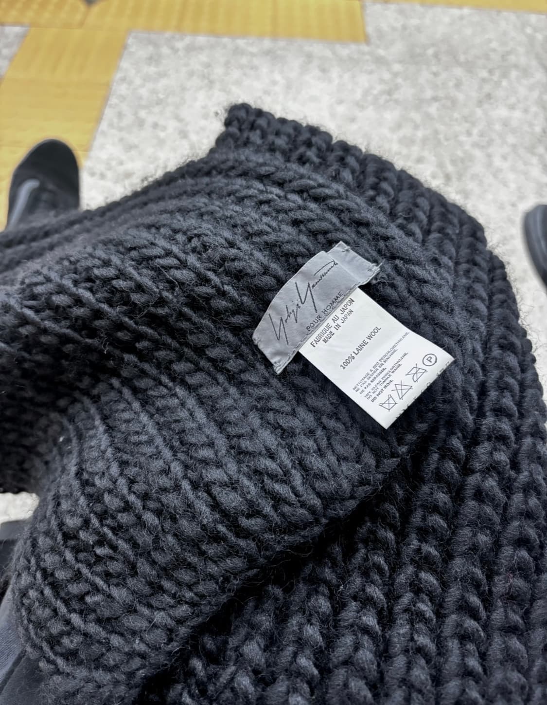 요지야마모토 뿌르옴므 머플러 상품이미지1