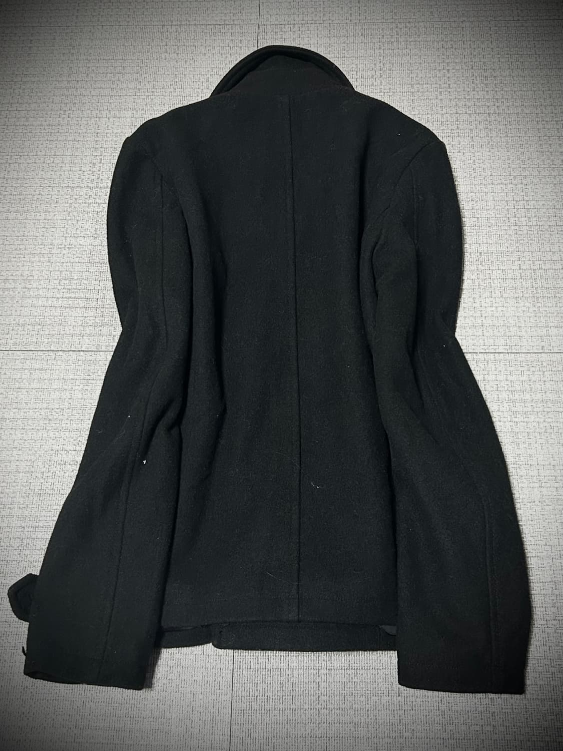 *rare design* 2000s fuga 블랙 더블버튼 피코트 상품이미지3