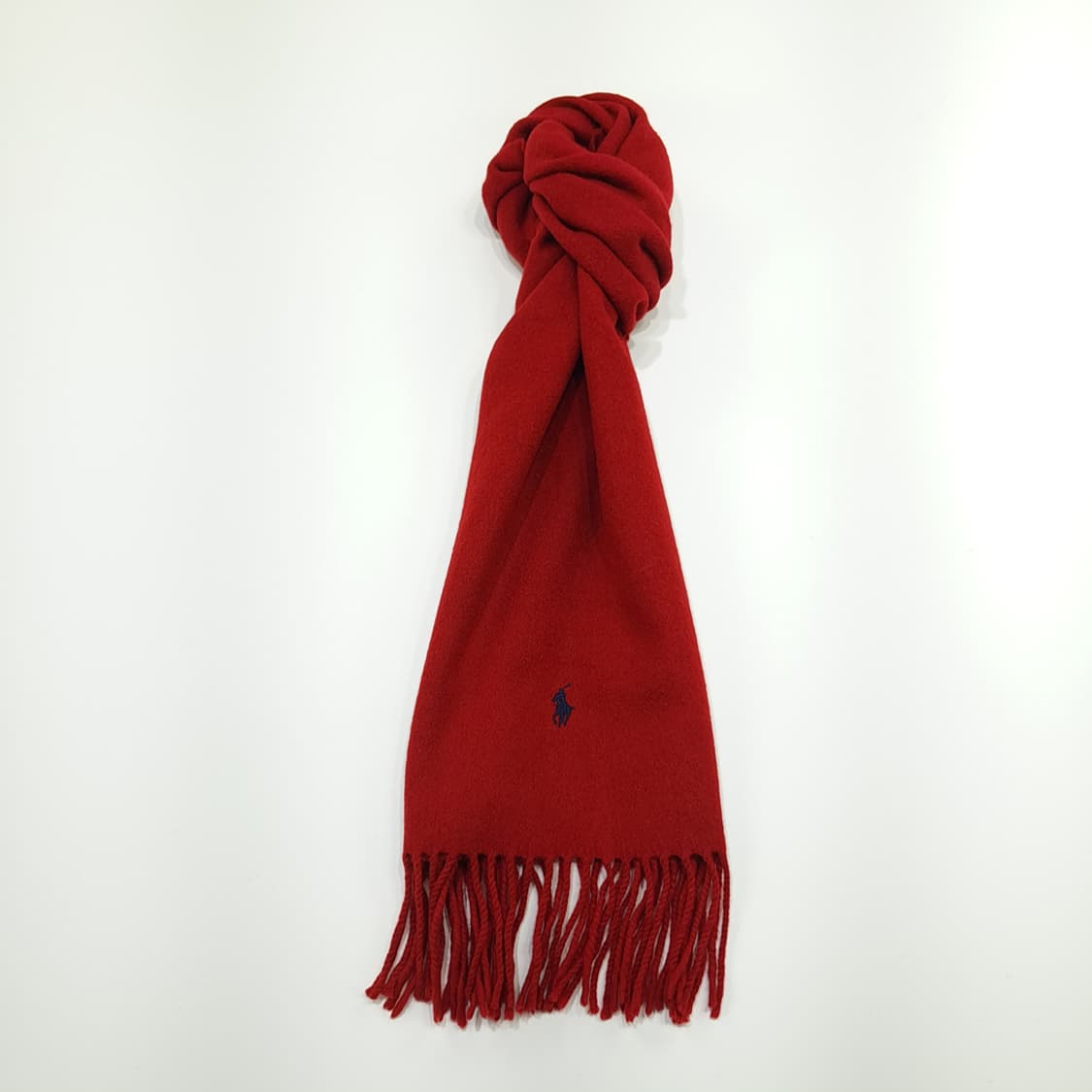 MX271 폴로 랄프로렌 레드 램스울 목도리 머플러 상품이미지3