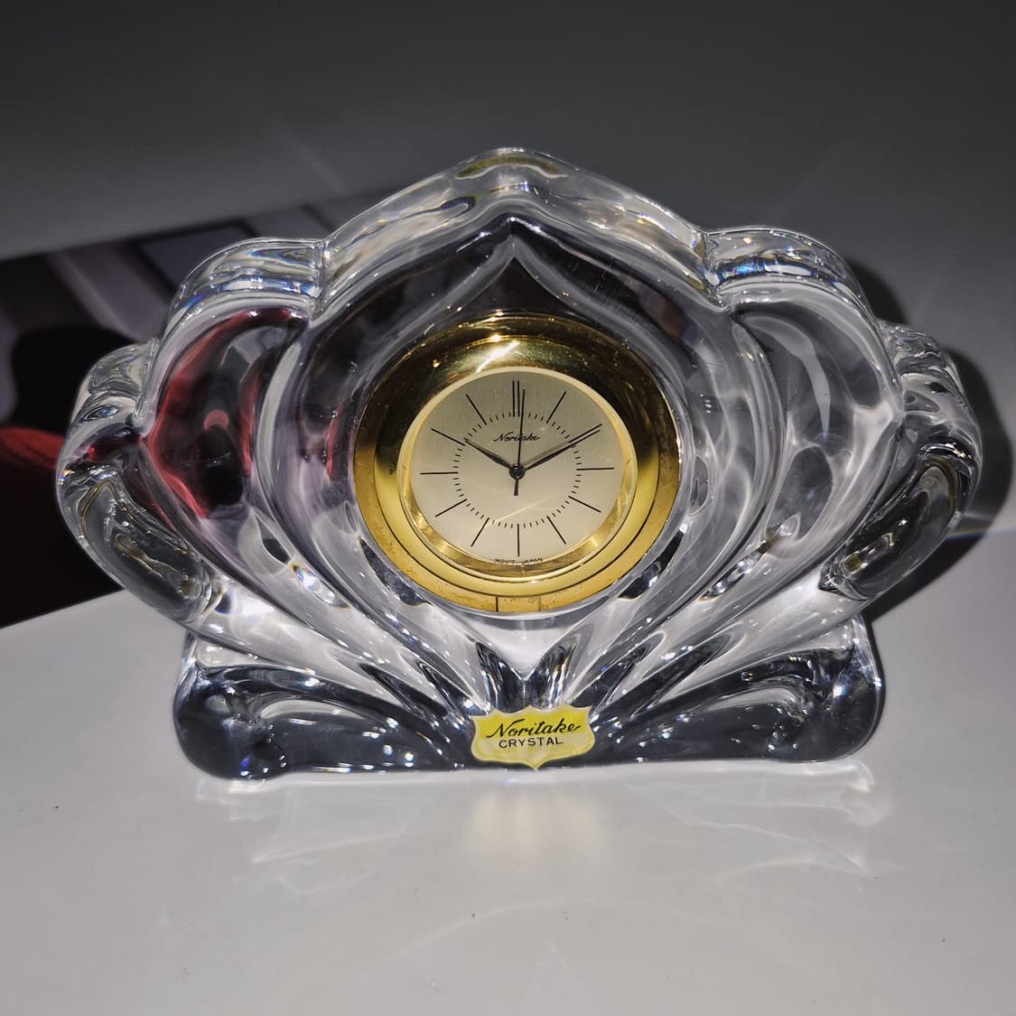 80s 노리다케 크리스탈 조개 탁상시계 상품이미지7