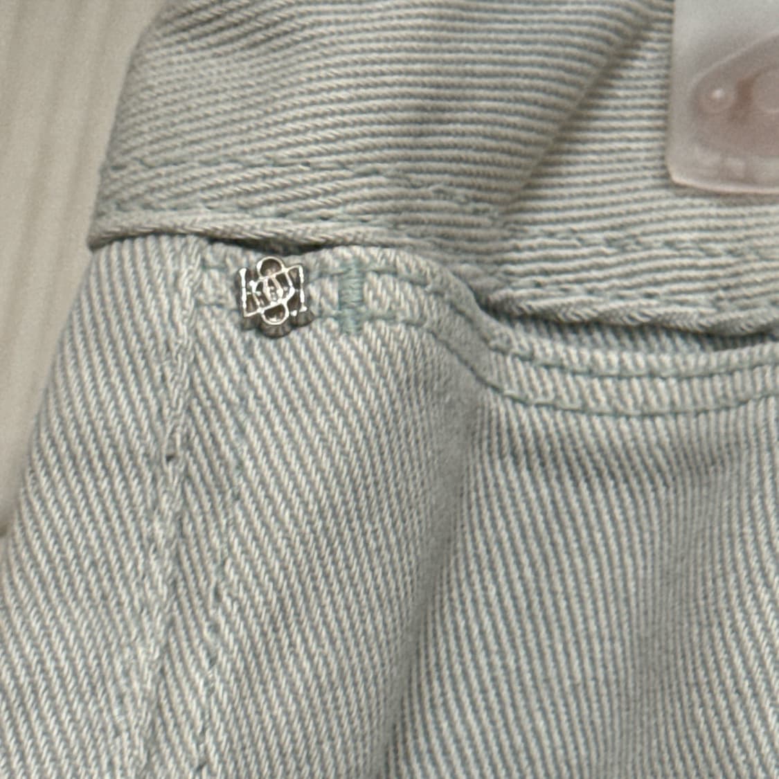 [새상품] straight fit jeans_light mint 상품이미지5