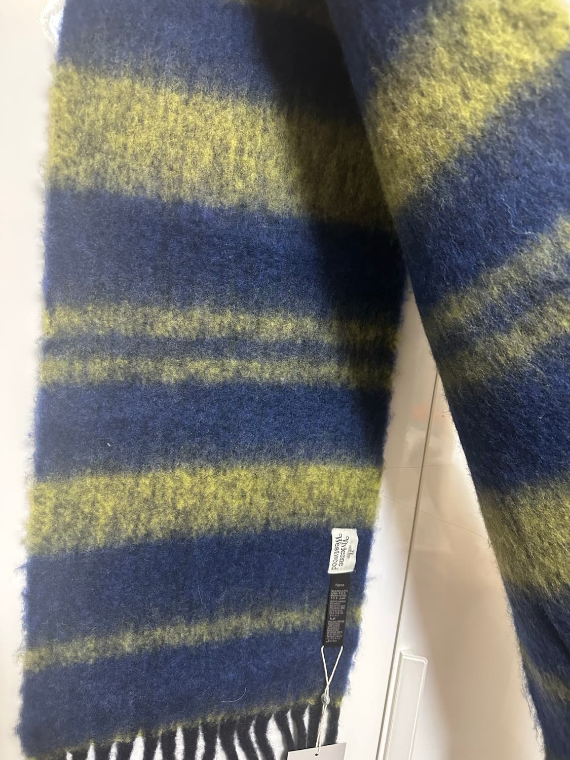 비비안웨스트우드 알파카모헤어울체크 머플러남여공용 상품이미지6