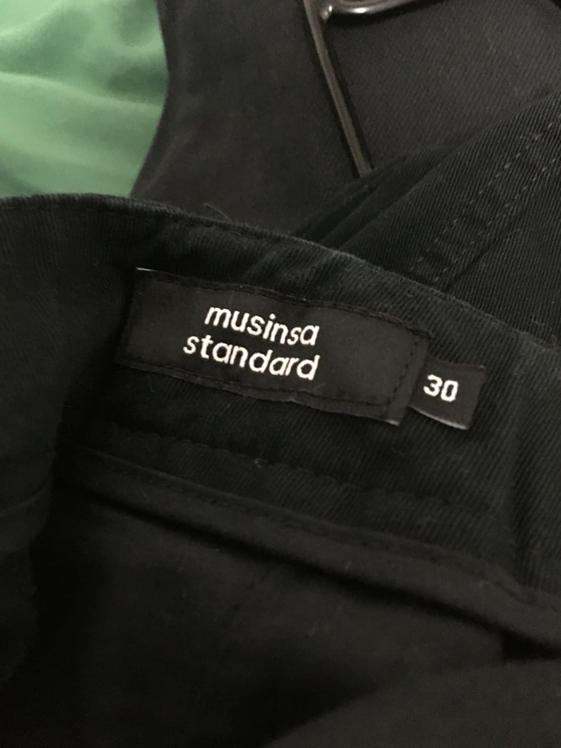 무신사 바지 검정 상품이미지2