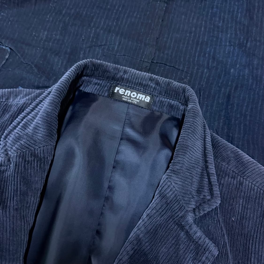 레노마 코듀로이 테일러드 자켓 100-103 상품이미지2