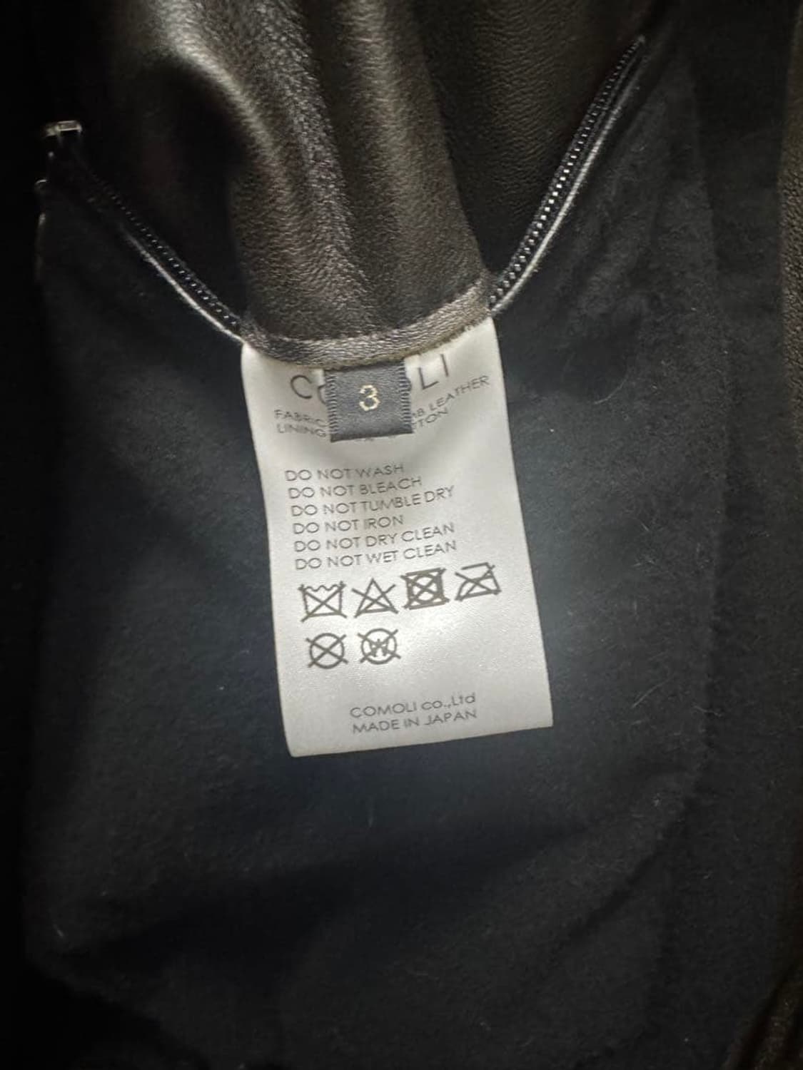 24ss leather zip blouson 상품이미지7