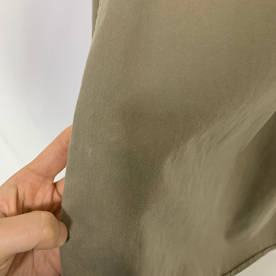 타미힐피거 빈티지 카키 남방 셔츠 M 남녀공용 상품이미지5