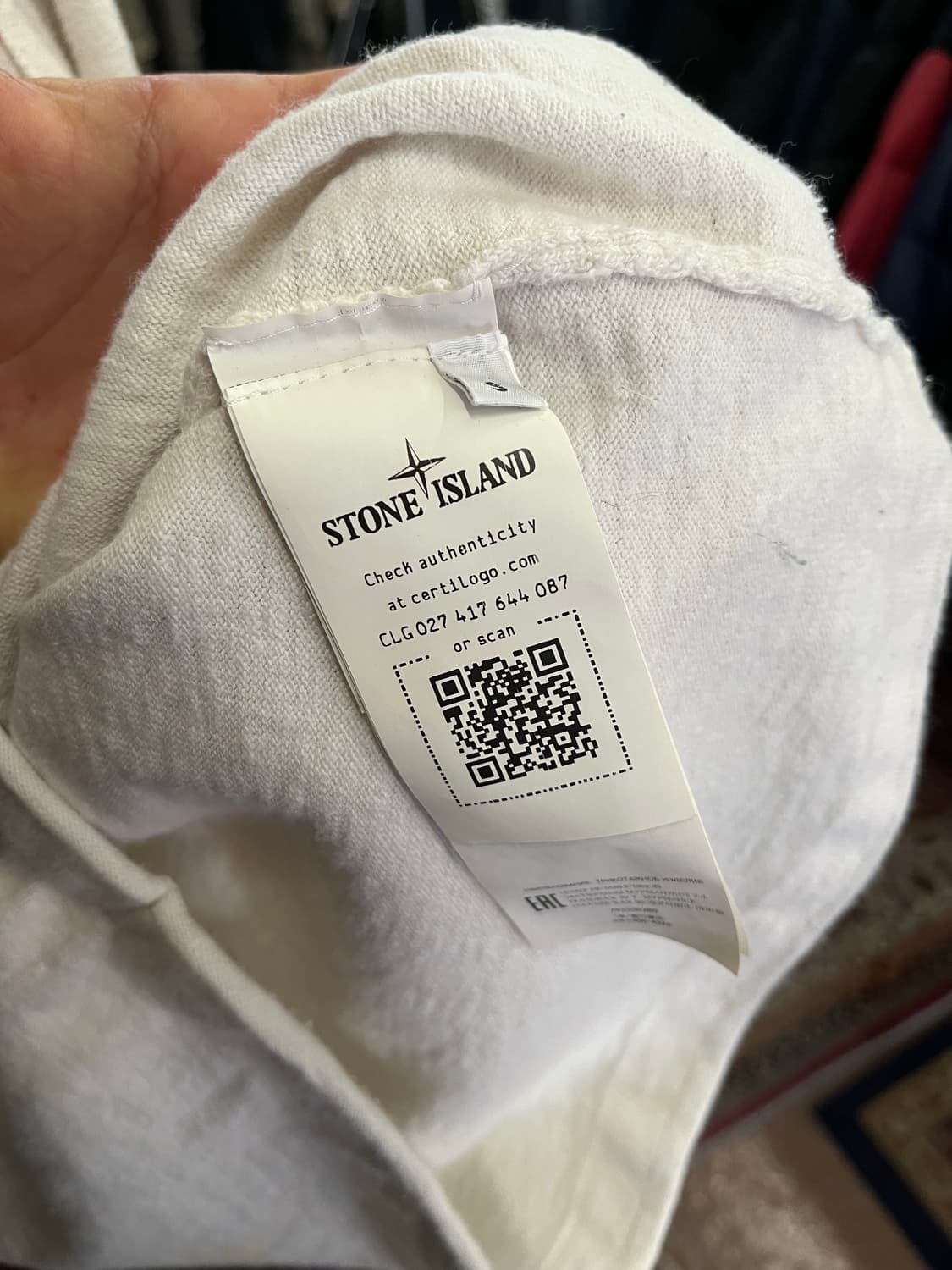 스톤아일랜드 가먼트 다이드 롱슬리브 티셔츠 #csz605 상품이미지5