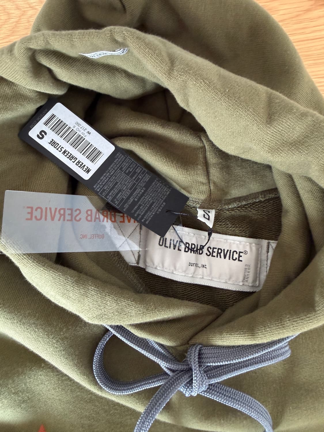 올리브 드랩 서비스(Olive Drab Service) 후드(새제품) 상품이미지6
