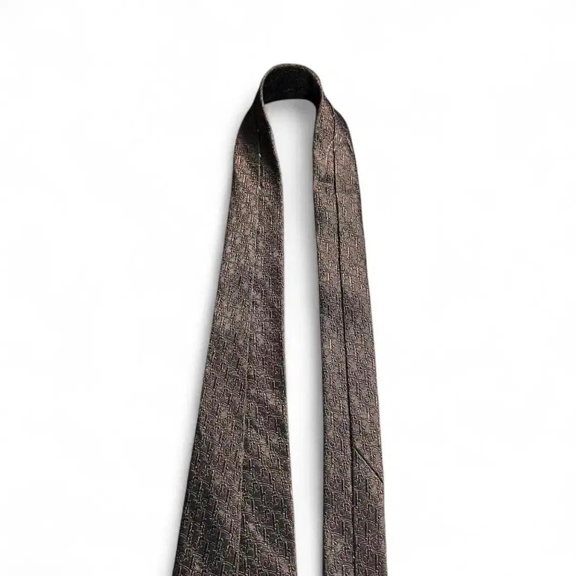 디올옴므 오블리크 자카드 패턴 실크 넥타이 상품이미지3