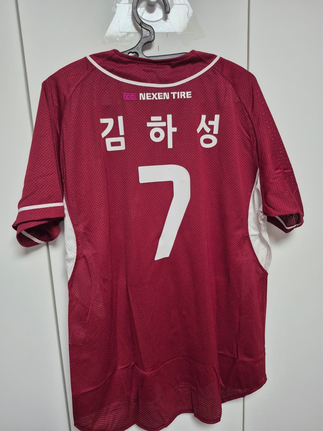 새상품 넥센히어로즈 유니폼 105사이즈 김하성 마킹 팝니다  상품이미지3
