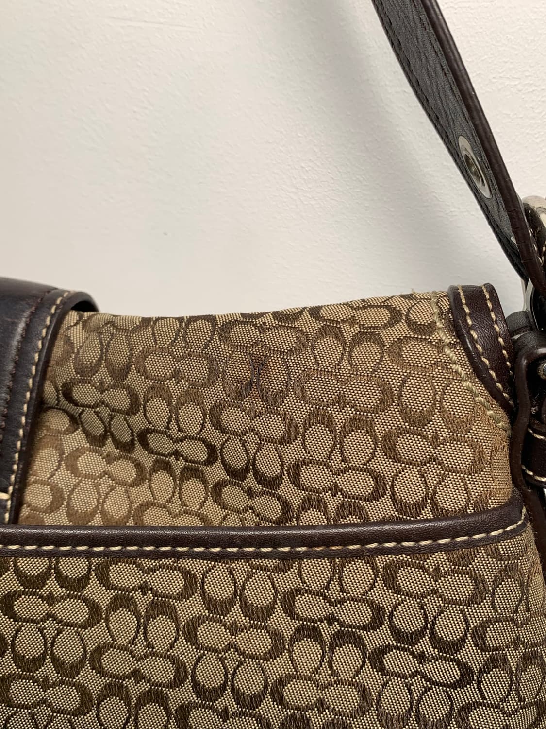 Y2K 🤎👜 코치 브라운 소호 숄더백 상품이미지4