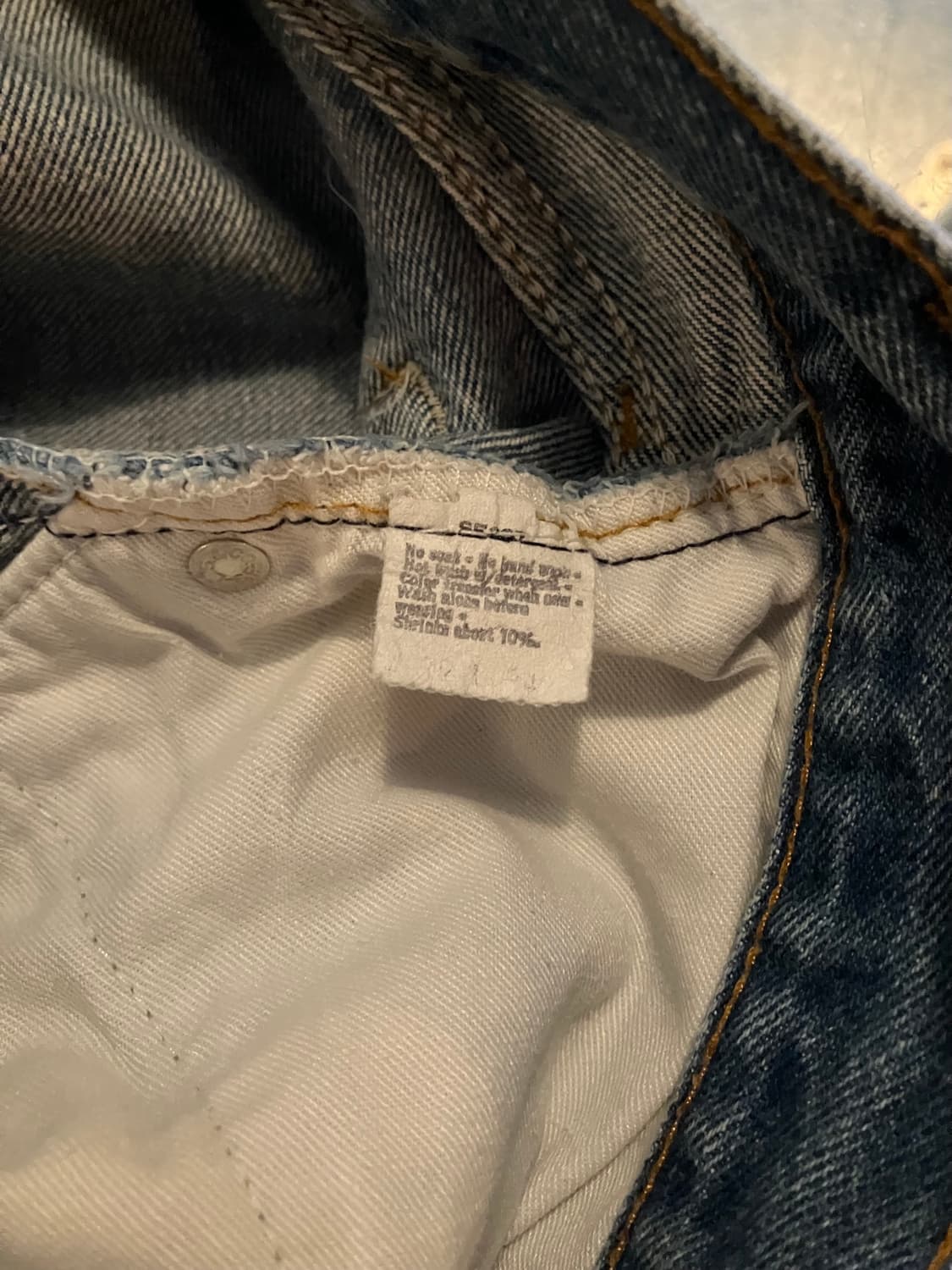 80s USA 빈티지 리바이스 501 이행기 데님 팬츠 상품이미지9