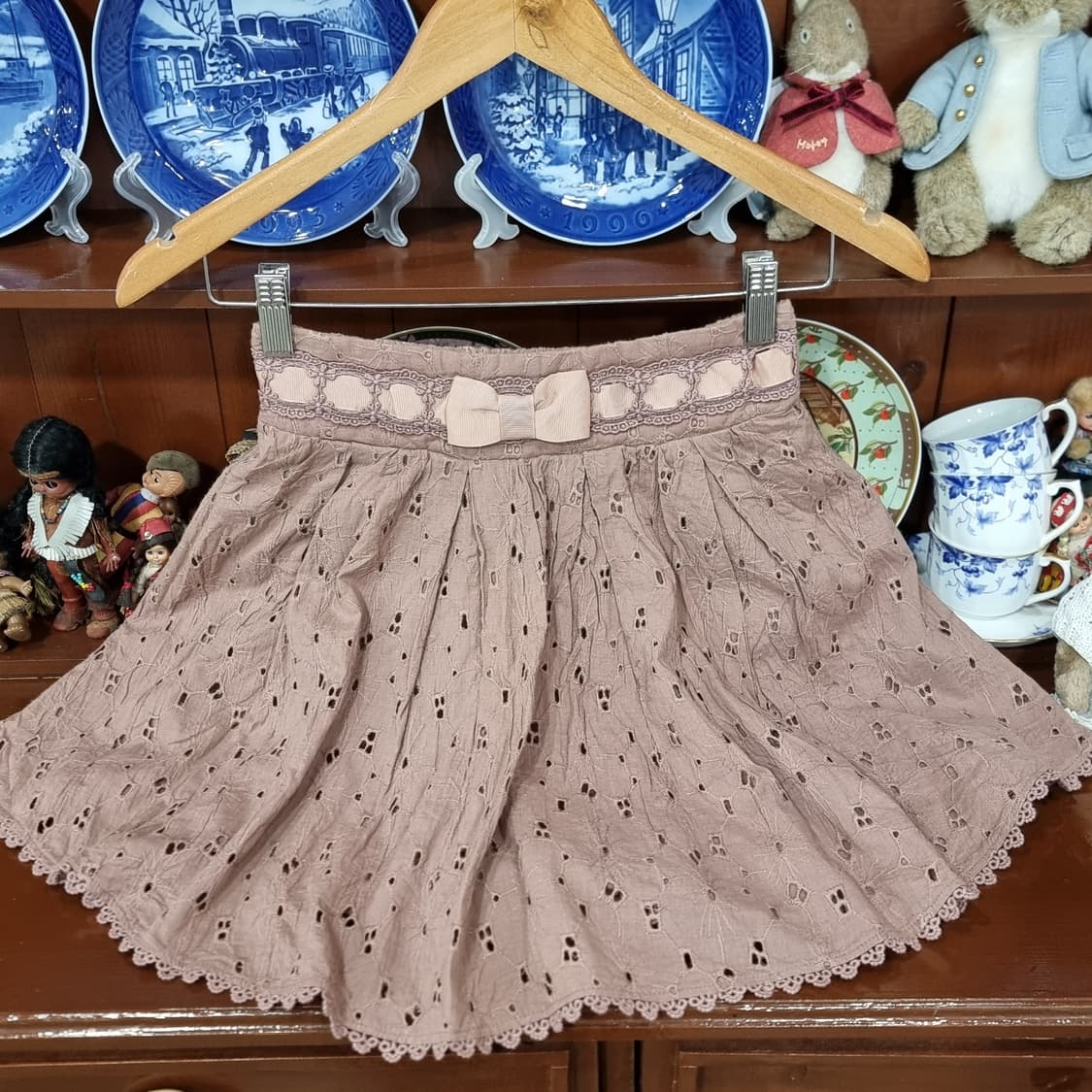 Liz Lisa 리즈리사 라벨 레이스 펀칭 스커트 상품이미지5