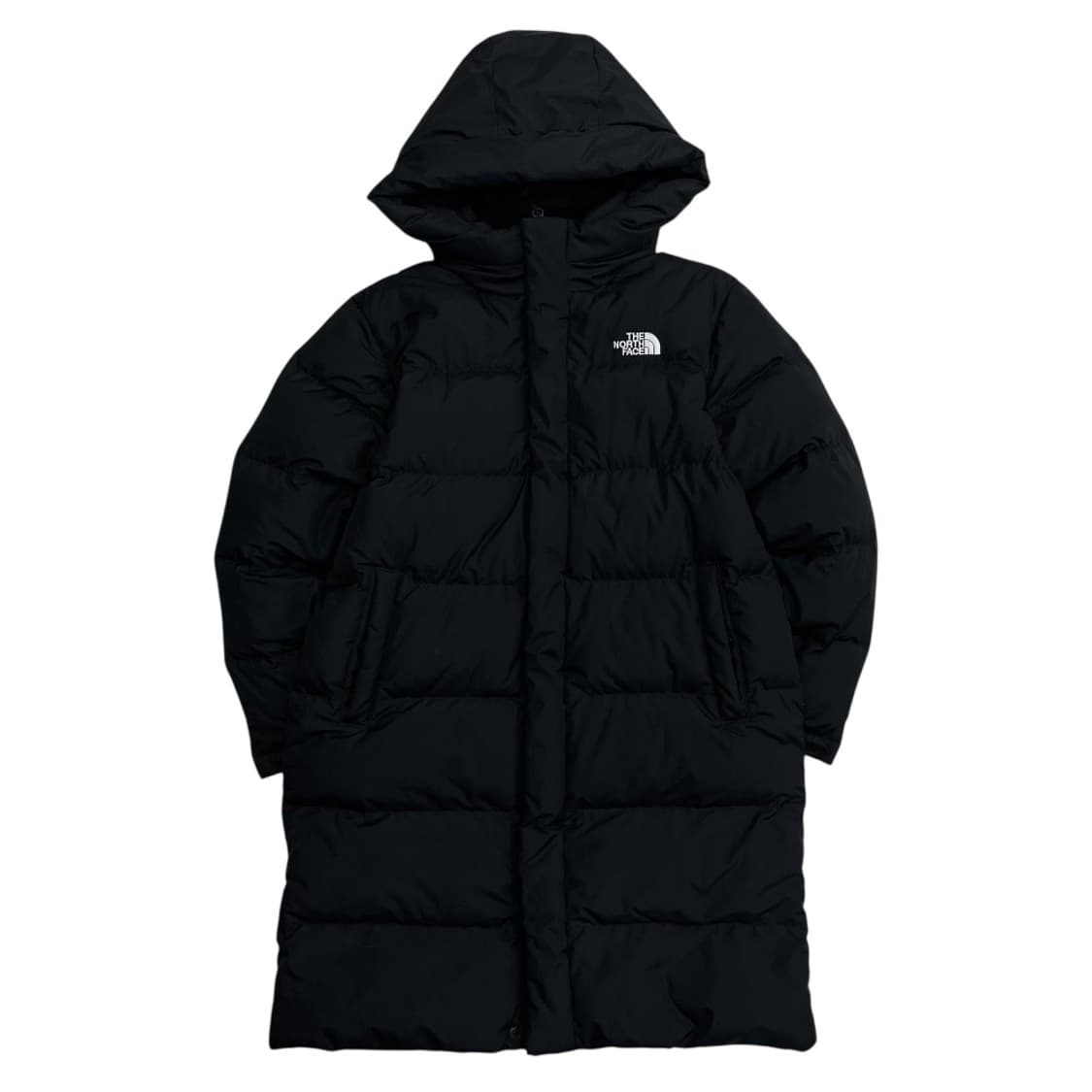 노스페이스 로고 블랙 롱패딩 150 상품이미지2