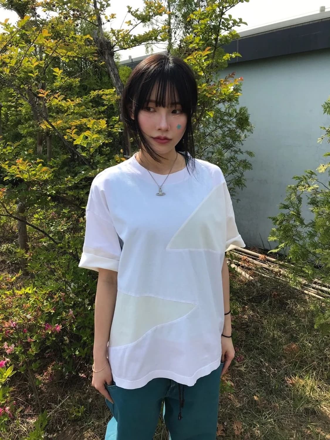 DIESEL White Panel Design Tee 상품이미지2