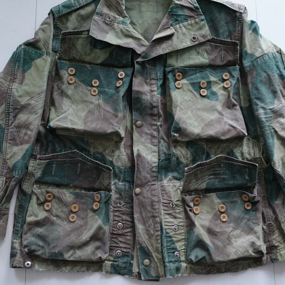 50s 벨기에군 브러쉬 스트로크 카모 스모크 자켓 (105-110) 상품이미지3