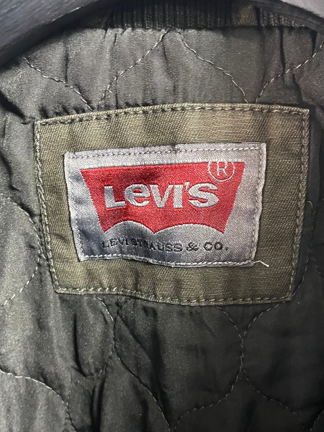 22s 리바이스 가먼트다잉 누빔 트러커 자켓 (on.253)   상품이미지5