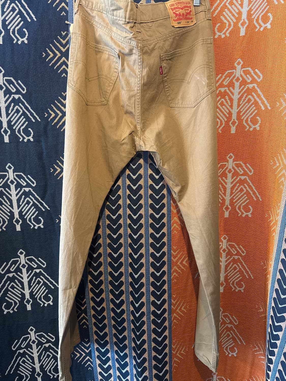 리바이스505 베이지 코튼팬츠 상품이미지2