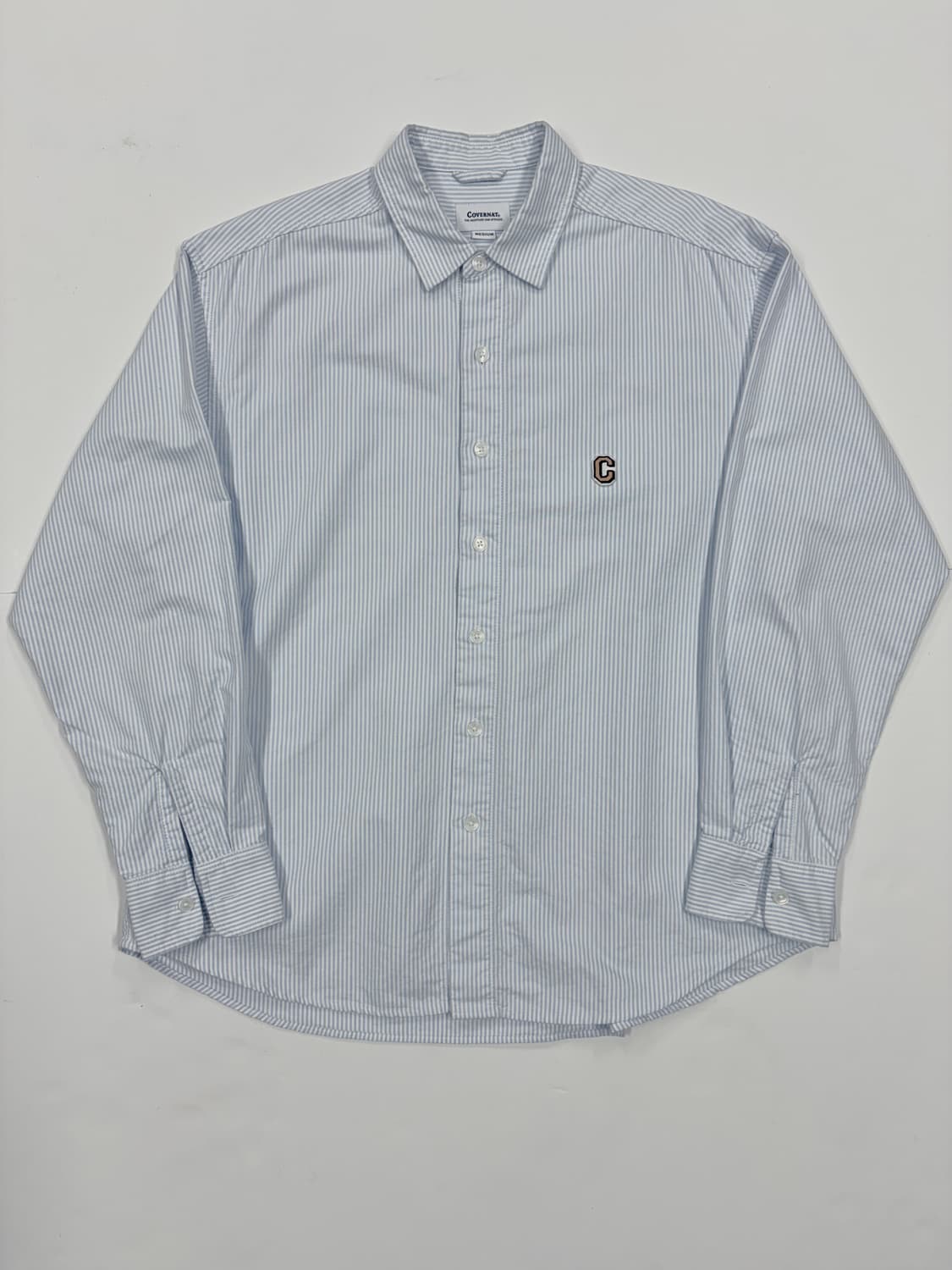 커버낫 옥스포드 스트라이프 셔츠 상품이미지1